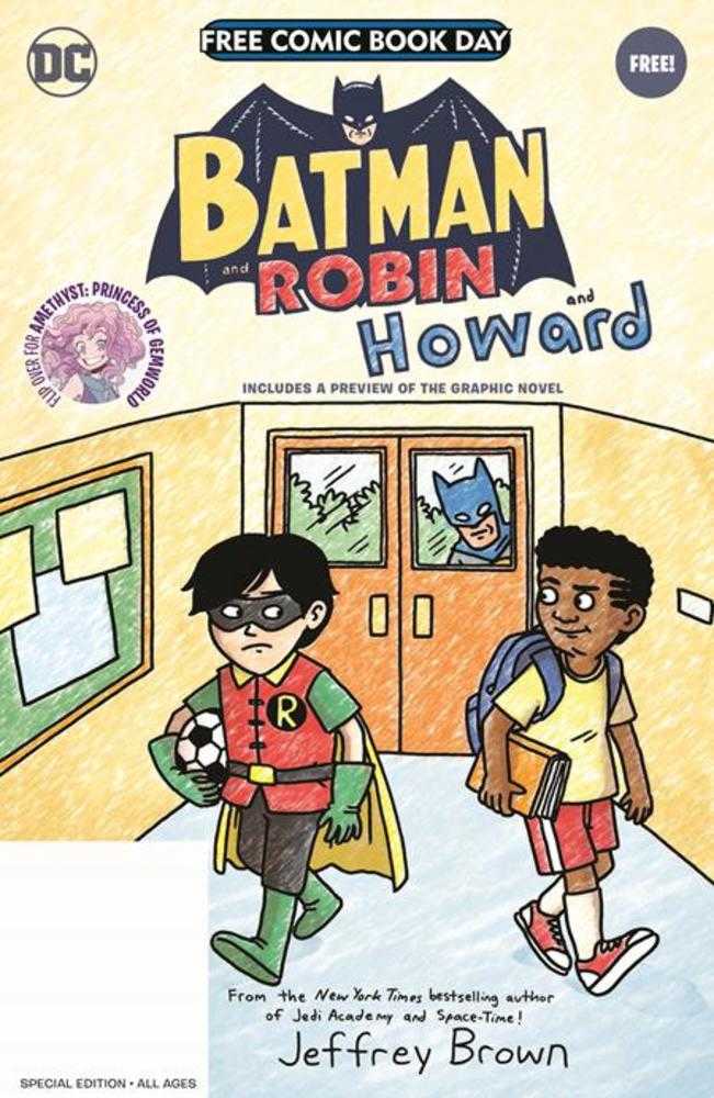 Free Comic Book Day 2021 Batman And Robin And Howard / Amethyst Princess Of Gemworld Special Edition Flipbook 